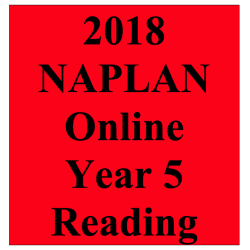 2018 Kilbaha Interactive NAPLAN Trial Test Reading Year 5